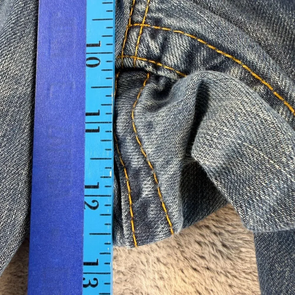 True Religion Billy Bootcut Jeans Mens 38 Blue Made USA 100% Cotton